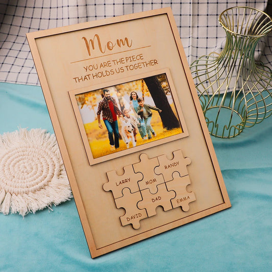 Personalized Family Photo Wooden Craft