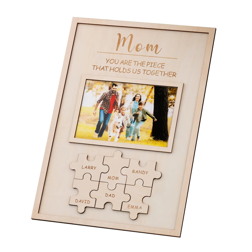 Personalized Family Photo Wooden Craft