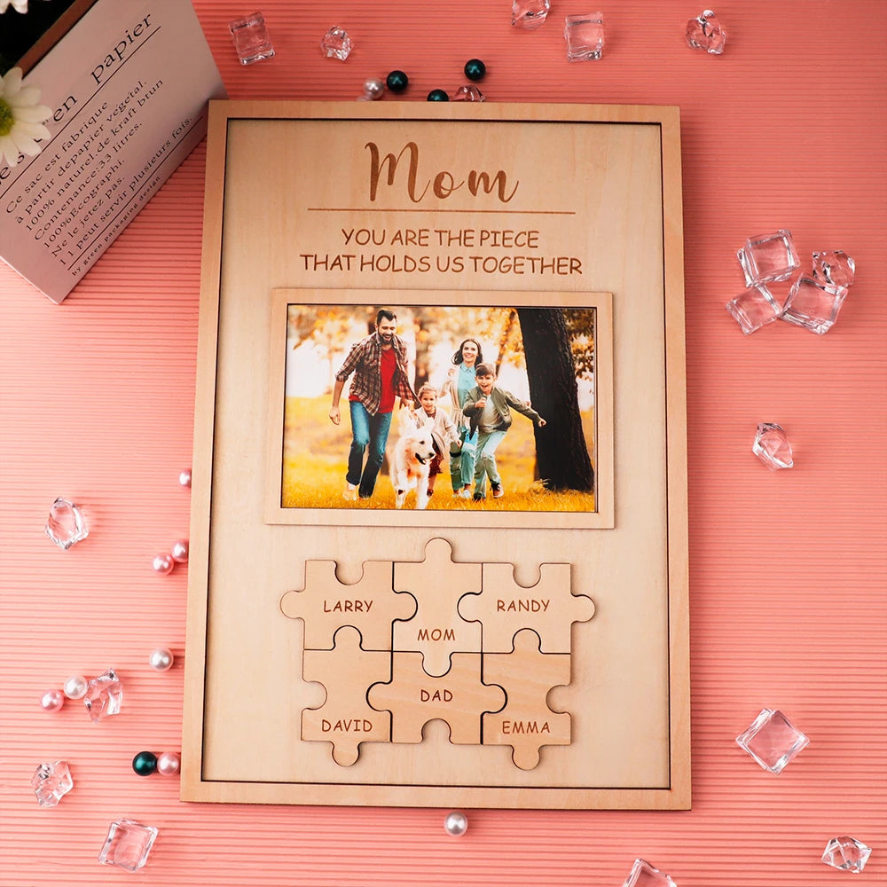 Personalized Family Photo Wooden Craft